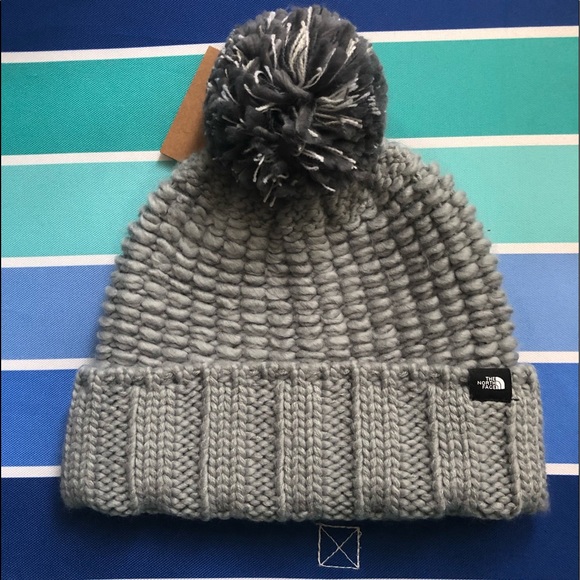 The North Face Accessories - The North Face Cozy Chunky Beanie Mid Grey